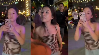 破晓民谣酒馆门口 家婆抓小三事件完整版 男主吴继钰被指出轨 妻子当众撕扯第三者 围观群众手机狂拍！